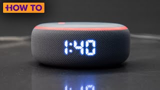 How to set up the Amazon Echo Dot with Clock [upl. by Nnauol]