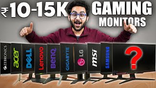 I Tested 10 Gaming Monitors Under Rs15000 [upl. by Alitha]