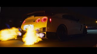 Flame Spitting Nissan R35 GTR NISMO 4K [upl. by Auhsej618]