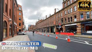 DeansgateManchester M3 City Walk Tour 4K [upl. by Runstadler222]