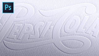 Embossed Paper Effect for Text amp Logos  Photoshop Tutorial [upl. by Artaed]