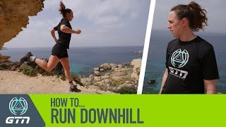 How To Run Downhill  Downhill Running Technique Explained [upl. by Kantos]