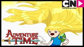 Adventure Time  Finns Beautiful Hair Saves The Day  Cartoon Network [upl. by Eibba562]