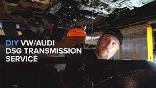 Audi amp VW DSG Transmission Service DIY  VW MQB  02E Transmission [upl. by Geis]