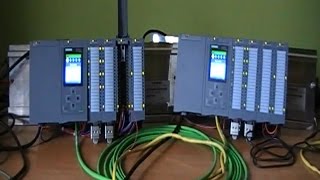 VÍDEO 5 COMUNICAR DOS PLC S7 1500 MAESTRO ESCLAVO [upl. by Asiil]