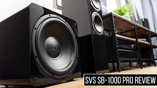 SVS SB1000 PRO Subwoofer Review [upl. by Lehsar]