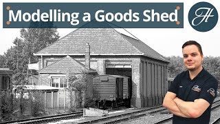 How to model a steam era goods shed in OO gauge [upl. by Pacificas415]