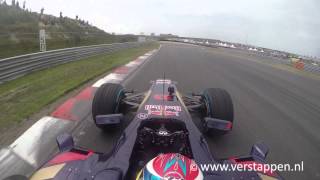 Max Verstappen vs Jos Verstappen exclusive onboard footage at Italia a Zandvoort 28062015 [upl. by Robinson]