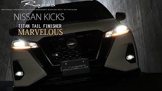 日産 キックス P15 マフラーカッター ロッソモデロ MARVELOUS T1 NISSAN KICKS ePOWER [upl. by Ahtrim82]