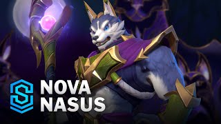 NOVA Nasus Wild Rift Skin Spotlight [upl. by Adelind461]