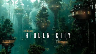 Hidden City  Ethereal Space Ambient Music  Deep Relaxation and Meditation [upl. by Bonni]