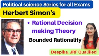 Herbert Simons Decision Making Theory  Bounded Rationality [upl. by Sheehan]