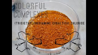 Synthesis of trisEthylenediamine CobaltIII Chloride [upl. by Feune]