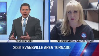 2005 Evansville Area Tornado Interview [upl. by Ahcsap996]