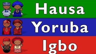 NIGERIA HAUSA YORUBA IGBO [upl. by Emirak]