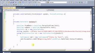 RDLC Report in WPF Application C code [upl. by Nwahsav]