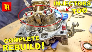 Complete Detailed GM TBI Injection System Rebuild With Brand New Injectors ALL ACDELCO PARTS [upl. by Hgieleak]