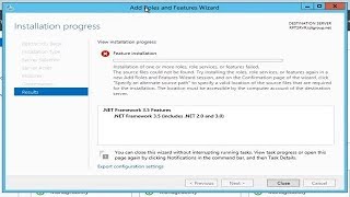 Net Framework 35 Windows Server 2012 R2  the source file could not be found net 35 installation [upl. by Aillil]