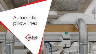 Automatic lines for pillow manufacturing [upl. by Nowed122]