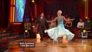 DWTS Apolo Anton Ohno amp Julianne Hough Foxtrot Week 7 HD [upl. by Nauh757]