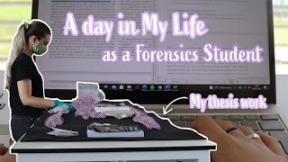 Day in My Life as a Forensic Anthropology Student  Labs Library amp Dissertation Vlog [upl. by Zetnwahs]