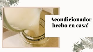 Cómo hacer Acondicionador Casero Para Cabello Maltratado  1 Solo Ingrediente [upl. by Ahcila]