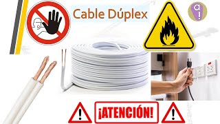 Cable Dúplex  ¿Por qué no usar Cable Duplex en nuestras Instalaciones Eléctricas [upl. by Llekim133]