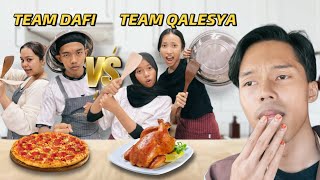 DAFI VS QALESYA PERTANDINGAN MEMASAK [upl. by Brunhilde]