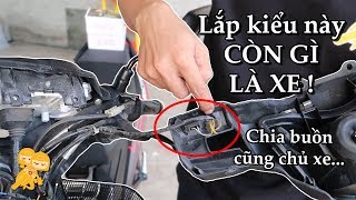 Hướng dẫn LẮP ĐÈN TRỢ SÁNG xe Exciter 150 SIÊU ĐẸP  Xe Ôm Shop [upl. by Charline]