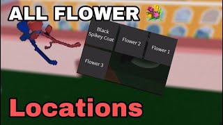 ALL SPAWN LOCATIONS FOR FLOWERS IN BLOX PIECE  UPDATE 8 [upl. by Aihseya]