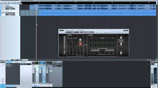 How to quotTal Vocoderquot using in Presonus Studio One [upl. by Lauder768]