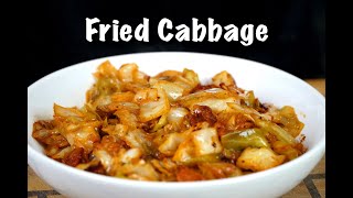 How To Make Fried Cabbage  Quick amp Easy Southern Fried Cabbage Recipe MrMakeItHappen Cabbage [upl. by Havelock]