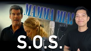 SOS Sam Part Only  Karaoke  Mamma Mia [upl. by Prunella]