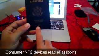 Consumer NFC devices read ePassports [upl. by Esteban294]