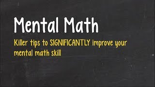 Speed up Mental Math 5 times in 1 Week It Works [upl. by Atsirk]