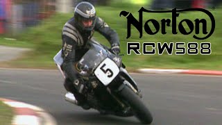 Road Racing Missile The Rotary Norton RCW588 at the 1991 NW200 [upl. by Inaffets]