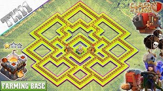 New UPDATED TH11 Base 2018 with Tornado trap  Updated th11 Farming Base – Clash of Clans [upl. by Adnahsed]