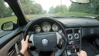 1998 MercedesBenz SLK 230 POV drive EP4 [upl. by Ellehcit]