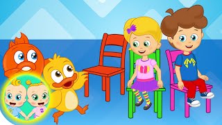 Musical Chairs NEW song  Happy Baby Songs Nursery Rhymes [upl. by Marijn]