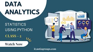 Statistical Analysis using Python  Statistical Parameters  Statistics class 2  Data Analytics [upl. by Drisko]