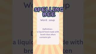 Spelling Bee Words for Kids  Fun and Easy Spelling Practice spellingbee wordoftheday phonicsfun [upl. by Friede]