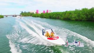 Speed Boat Jungle Tour Cancun [upl. by Ammamaria]