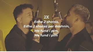 Luiz Ejlli X Donald Veshaj  2 Shots Lyrics Me Tekst [upl. by Oibirot]