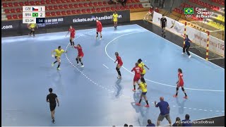 MUNDIAL SUB18 DE HANDEBOL FEMININO 2022  Brasil 28 x 28 República Tcheca  Melhores Momentos [upl. by Stelu]