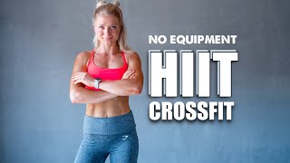 15 MIN CROSSFIT ® WORKOUT AT HOME  HIIT WORKOUT  no equipment  growingannanas [upl. by Otcefrep699]