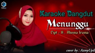 Menunggu  H Rhoma irama  Duet karaoke Dangdut  Lirik [upl. by Bobette]