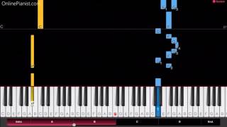 Undertale  Megalovania  Easy Piano Tutorial [upl. by Tterag]