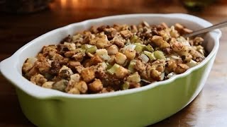 How to Make Sausage Oyster Stuffing  Stuffing Recipes  Allrecipescom [upl. by Ahsead]