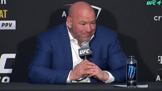 UFC 269 Dana White PostFight Reaction [upl. by Moe]