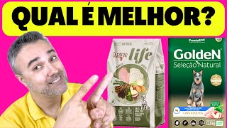 Ração NOVA QUATREE LIFE vs GOLDEN SELEÇÃO NATURAL ✅Qual é melhor [upl. by Aihtnys]